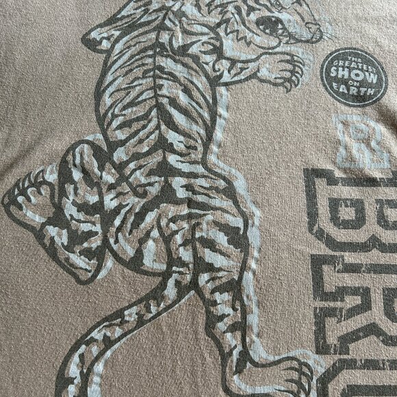 The Greatest Show On Earth Ringling Bros Barnum & Bailey Circus Tiger Cotton - Picture 5 of 12